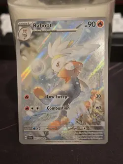 Raboot Stellar Crown 147/142 Pokemon Card 2025 Illustration, Rare NM Condition - Image 1