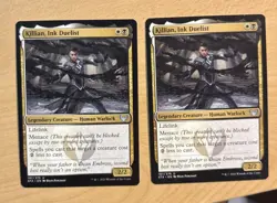 2 MTG Killian, Ink Duelist Cards, MINT, Strixhaven School Of Mages - Image 1