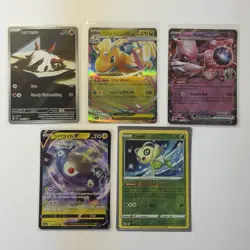 Pokemon Card Lot (5 Cards) - Vintage Modern Hyper Ultra IR SIR Reverse Holo Rare - Image 1