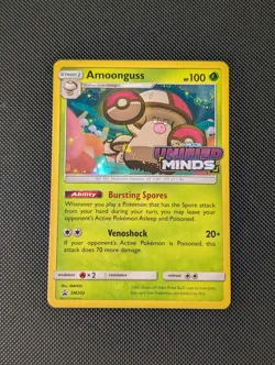 Amoonguss (Prerelease) Unified Minds Black Star Promo SM202 Pokemon Card NM - Image 1