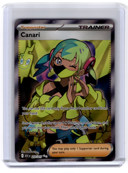 Pokemon Canari Full Art Rare Trainer-Supporter Holo Card 257/217 ASC - Image 1