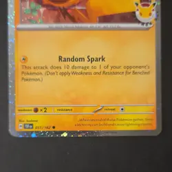 Pokemon TCG 2026 Pokemon Day Pikachu 051/162 Holo 30th Anniversary Promo card - Image 3