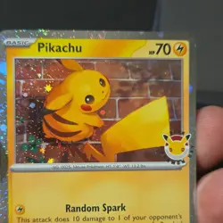 Pokemon TCG 2026 Pokemon Day Pikachu 051/162 Holo 30th Anniversary Promo card - Image 4