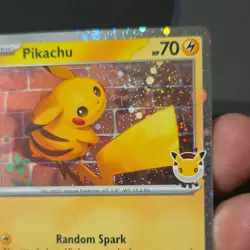 Pokemon TCG 2026 Pokemon Day Pikachu 051/162 Holo 30th Anniversary Promo card - Image 5