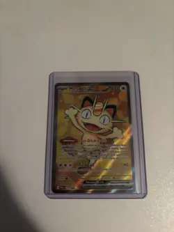Meowth EX 107/088 Perfect Order Pokemon Card Holo Foil Mint - Image 1