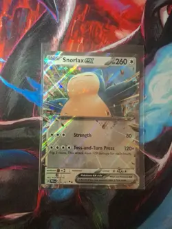 Pokemon TCG Snorlax EX Double Holo Rare Prismatic Card 076/131 - Image 1