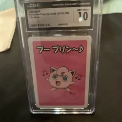 🔥 FRESHLY GRADED CGC 10 Jigglypuff Old Maid 2019 Japanese Pokemon Card - Image 1