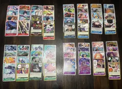 One Piece TCG OP11 A Fist Of Divine Speed Rare/Common/Uncommon Complete Card Set - Image 1