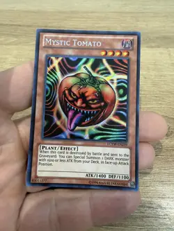 Mystic Tomato LCYW-EN239 Secret Rare 1st Edition YuGiOh Card NM - Image 1