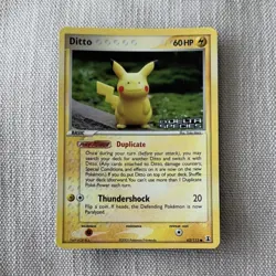 Pokemon Ditto Delta Species Reverse Holo Common 60 HP Basic Card 63/113 - Image 1