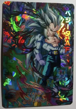 Carte Dragon Ball Heroes AF Super Battle Card 623 DBAF Carddass SSJ5 Vegeta CCG - Image 2