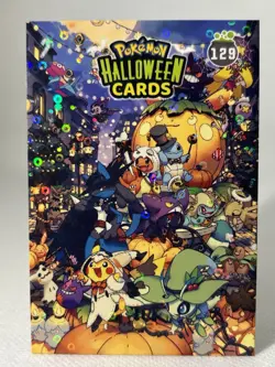 GENGAR x PIKACHU x MIMIKYU x SQUIRTLE x CHARMANDER - HALLOWEEN - POKEMON CARDS - Image 1