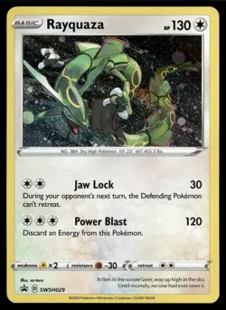 Rayquaza - SWSH029 SWSH: Sword & Shield Promo Cards Pokemon TCG - Image 1