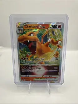 Pokemon TCG Charizard VSTAR Holo Ultra Rare Card Brilliant Stars 018/172 - Image 1