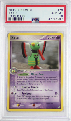 2005 Pokemon EX Deoxys #29 Xatu PSA 10 Card GEM MINT! Trusted Seller! Rare Pop 6 - Image 1