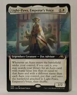 MTG Light-Paws, Emperor's Voice x1 Kamig... Neon Dynasty Regular NM/PFresh! - Image 1