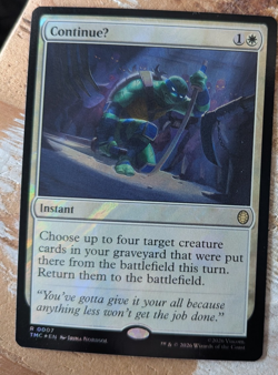 MTG ContinueU (Surge Foil) - Commander: Teenage Mutant Ninja Turtles NM - Image 1