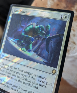 MTG ContinueU (Surge Foil) - Commander: Teenage Mutant Ninja Turtles NM - Image 2