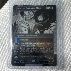 Jace, the Perfected Mind (Borderless Step-and-Compleat Foil) Phyrexia Mythic MTG - Image 3