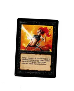Magic the Gathering PARALYZE Beta MTG - Image 1