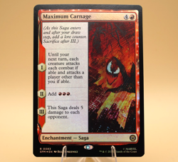 Maximum Carnage | 83 | Rare | Foil | MTG | Spider-Man | Store Promo Eligible - Image 1