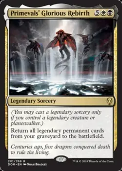 1 x Primevals' Glorious Rebirth - Dominaria - NM-Mint - MTG - Image 1