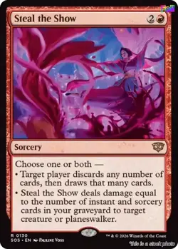 MTG Foil Steal the Show 130 Secrets of Strixhaven Magic - Image 1