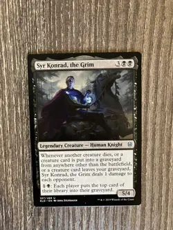 Syr Konrad, the Grim Magic The Gathering Throne Of Eldraine Light Play - Image 2