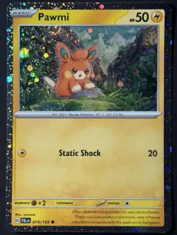🌀Double Swirl - Pawmi 074/193-Cosmos Holo-Paldea Evolved-Pokemon TCG-NM - Image 2