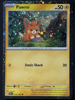 🌀Double Swirl - Pawmi 074/193-Cosmos Holo-Paldea Evolved-Pokemon TCG-NM - Image 3