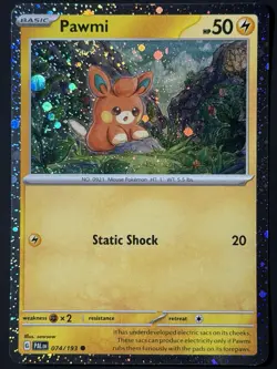 🌀Double Swirl - Pawmi 074/193-Cosmos Holo-Paldea Evolved-Pokemon TCG-NM - Image 5