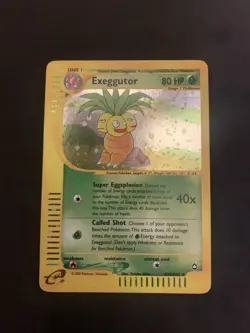Pokemon Card Aquapolis Exeggutor H10/H32 LP - Image 1