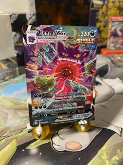 Gengar VMAX 271/264 Alt Art Secret Rare Fusion Strike Pokemon Card - Image 1