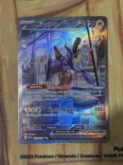 Pokemon Miraidon ex Special Illustration Rare Holo Scarlet & Violet 244/198 220… - Image 1