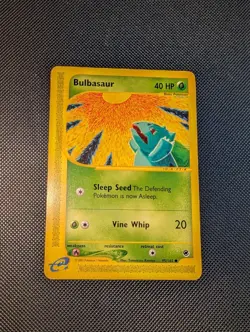 Pokemon TCG Bulbasaur 95/165 Expedition Non Holo (DMG) - Image 1