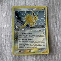 Pokemon Jolteon Delta Species Holo Rare 70 HP Stage 1 Card 7/113 - Image 1