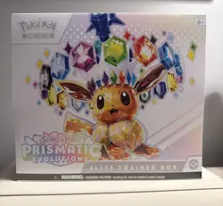 Pokemon TCG Scarlet & Violet Prismatic Evolutions Elite Trainer Box ETB - Image 1