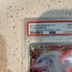 Pokemon Reshiram Full Art Ultra Rare Holo RC22/RC25 Legendary Treasures 2013 PSA - Image 3