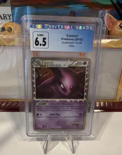 Pokemon TCG - Espeon (Prime) - 81/90 - Undaunted (UD) - CGC 6.5 (EX/NM+) - Image 1