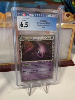 Pokemon TCG - Espeon (Prime) - 81/90 - Undaunted (UD) - CGC 6.5 (EX/NM+) - Image 2