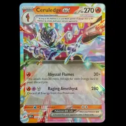 Ceruledge EX 036/191 Surging Sparks 2024 Pokemon - Image 1