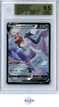 GALARIAN ARTICUNO V POKEMON TG16 2022 ASTRAL RADIANCE URR ENGLISH BGS 9.5 - Image 1