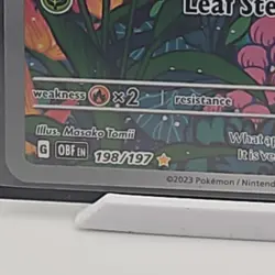 Pokemon Gloom 198/197 SV03 Obsidian Flames Illustration Rare Holo - Image 2