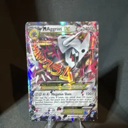 Pokemon M Aggron EX XY Primal Clash 94/160 240 HP Holo Ultra Rare EN Mega - Image 1