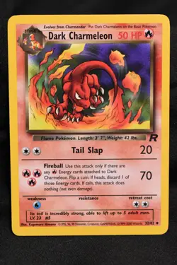 Dark Charmeleon 32/82 MP Team Rocket Regular Uncommon Unlimited Pokemon TCG - Image 1