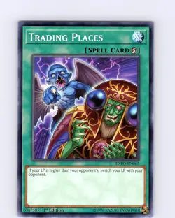 Yu-Gi-Oh TCG Trading Places EXFO-EN065 1st Edition Common Card NM - Image 1