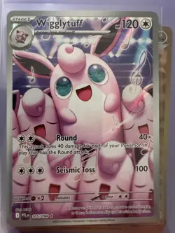 2025 Pokemon ME02 Phantasmal Flames Wigglytuff 105/094 Illustration Rare NM - Image 1