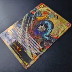 ✨ One Piece- Crocodile OP14-120 SEC - Alt Art - FR The Azure Sea's Seven - MINT - Image 2