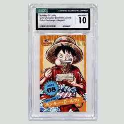 One Piece Monkey D Luffy PROMO Card Game Graded 10 Manga Day SP Alt Art Rare TCG - Image 1
