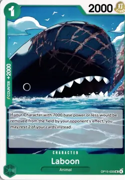 Laboon UC Adventure on Kami's Island OP15-035 One Piece TCG - Image 1
